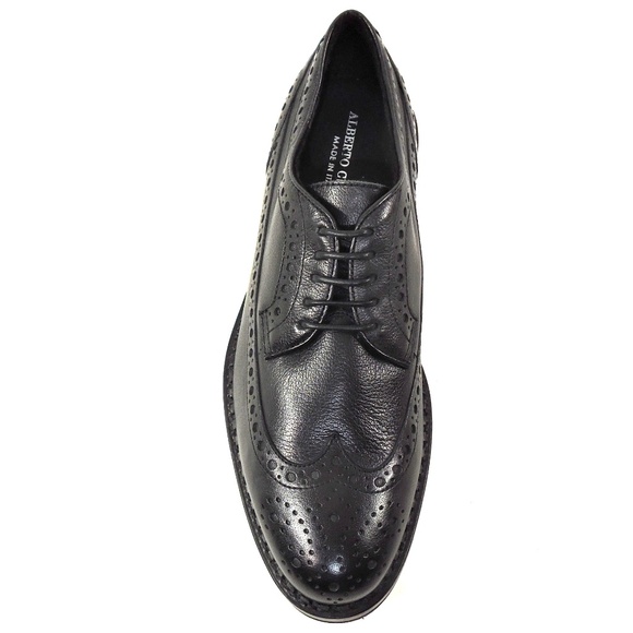 ALBERTO CICCIOLI ?? MEN\'S BLACK SOFT LEATHER COMFORT WINTER OXFORD main image 4